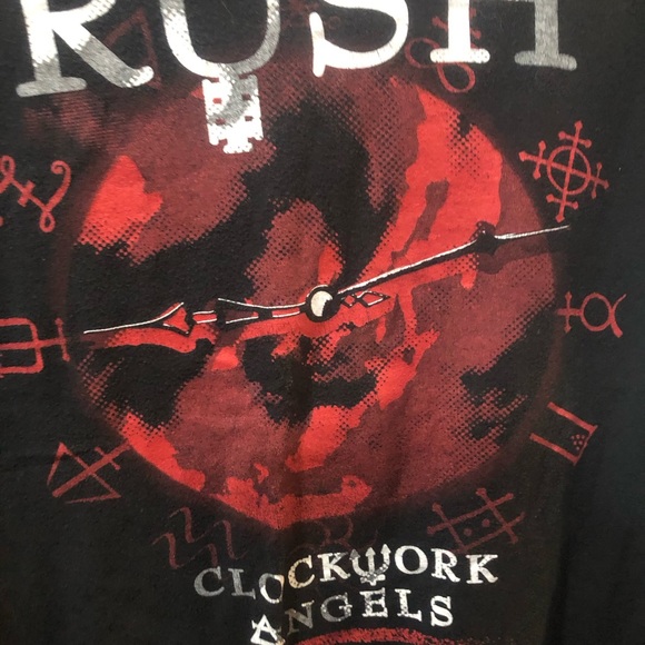 Rush double sided concert tee Clockwork Angels Tour 2013 Med - Picture 9 of 10